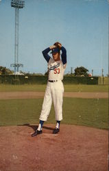 Don Drysdale, Los Angeles Dodgers Baseball Postcard Postcard Postcard