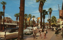 Looking North on Palm Canyon Drive Postcard