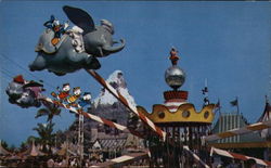 Flying Dumbo, Disneyland Postcard