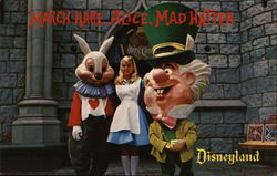 March Hare, Alice and the Mad Hatter Postcard