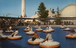 Flying Saucers Anaheim, CA Disney Postcard Postcard Postcard