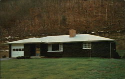 First house built with cannel coal in West Virginia. White Sulphur Springs, WV Postcard Postcard Postcard