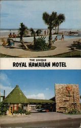 The Unique Royal Hawaiian Motel Daytona Beach, FL Postcard Postcard Postcard