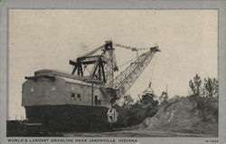 World's Largest Dragline Near Jasonville, Indiana Postcard