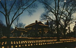 Christmas Luminarios Postcard