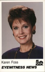 Karen Foss Eyewitness News 5 KSDK Celebrities Postcard Postcard Postcard