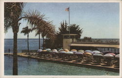 Santa Barbara Biltmore Hotel - Coral Casino Beach and Cabana Club Postcard