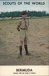 1968 Scouts of the World: Bermuda Postcard