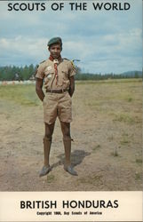 1968 Scouts of the World: British Honduras Postcard