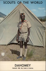 1968 Scouts of the World: Dahomey Postcard