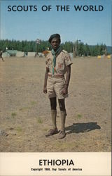 1968 Scouts of the World: Ethiopia Postcard