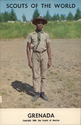 1968 Scouts of the World: Grenada Caribbean Islands Postcard Postcard Postcard