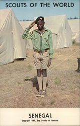 1968 Scouts of the World: Senegal Postcard