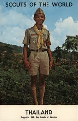 1968 Scouts of the World: Thailand Postcard