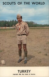 1968 Scouts of the World: Turkey Postcard