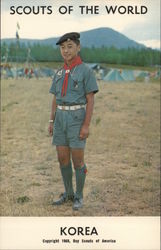 1968 Scouts of the World: Korea Postcard