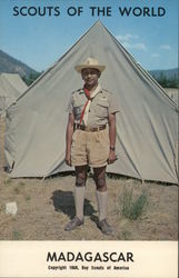 1968 Scouts of the World: Madagascar Postcard