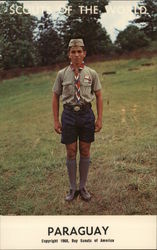 1968 Scouts of the World: Paraguay Postcard