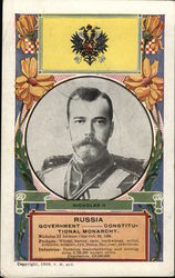 Nicholas II, Russian Monarch Postcard