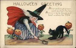 Halloween Greeting BYPU Party Postcard Postcard Postcard