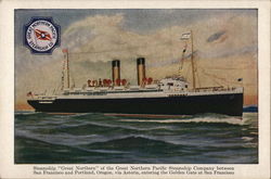 Steamship "Great Northern" Steamers Postcard Postcard Postcard