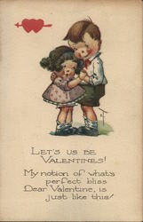 Children Hugging Postcard