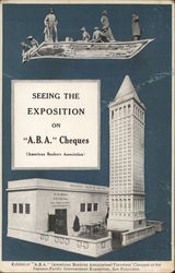 ABA Cheques Advertising Postcard Postcard Postcard