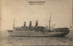 "Providence" Paquebot Francais Postcard