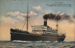 NYK Line, S.S. Kashima Maru Steamers Postcard Postcard Postcard