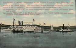 Development of Marine Architecture on the Hudson River in Three Hundred Years Postcard