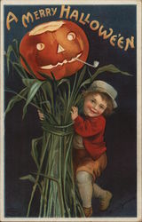 A Merry Halloween Postcard Postcard Postcard