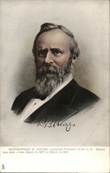 Rutherford B. Hayes Presidents Postcard Postcard Postcard