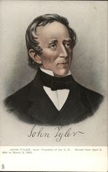 John Tyler Presidents Postcard Postcard Postcard