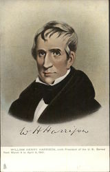 William Henry Harrison Presidents Postcard Postcard Postcard