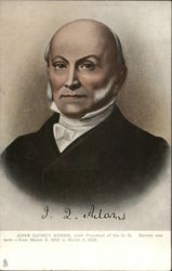 John Quincy Adams Presidents Postcard Postcard Postcard