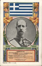 King George I of Greece Postcard