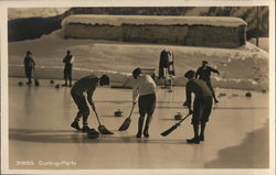 Curling Party Postcard