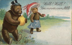 Bear Couple Postcard