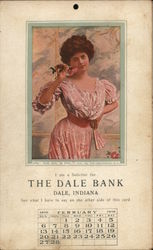 The Dale Bank - February, 1910 Indiana Postcard Postcard Postcard