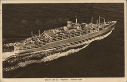 Orient Line S.S. "Oronsay," 28,000 Tons Postcard