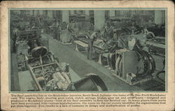 Studebaker Assembly Line Postcard