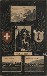 Oskar Bider, Pilot Postcard