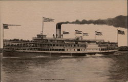 Steamer Grey Hound Steamers Postcard Postcard Postcard