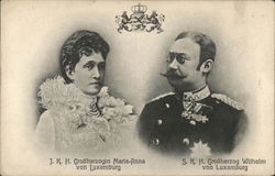 J.K.H. Großherzogin Maria-Anna and S.K.H. Großherzogin von Luxemburg Postcard