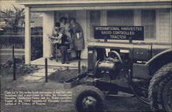 International Harvester Radio Controlled Tractor 1933 Chicago World Fair Postcard Postcard Postcard