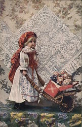 Czechoslovak Home Industry Doll Postcard