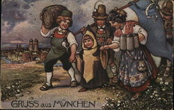 Grus Aus Munchen Postcard