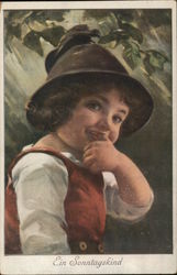 Portrait of Child Postcard