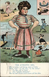 The Athletic Girl Postcard