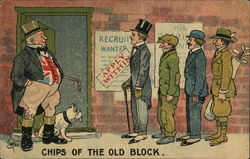 Chips Of The Old Block Postcard